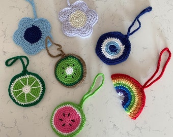 Crochet Pouch Bag Charm AirPods Headphone Case