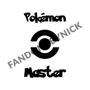 Pokemon Master - Pokemon Pokeball Cricut SVG