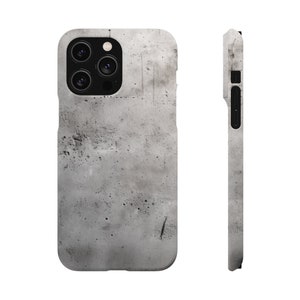 SMOOTH CONCRETE PHONE case for Iphone , Samsung and Google Snap Cases