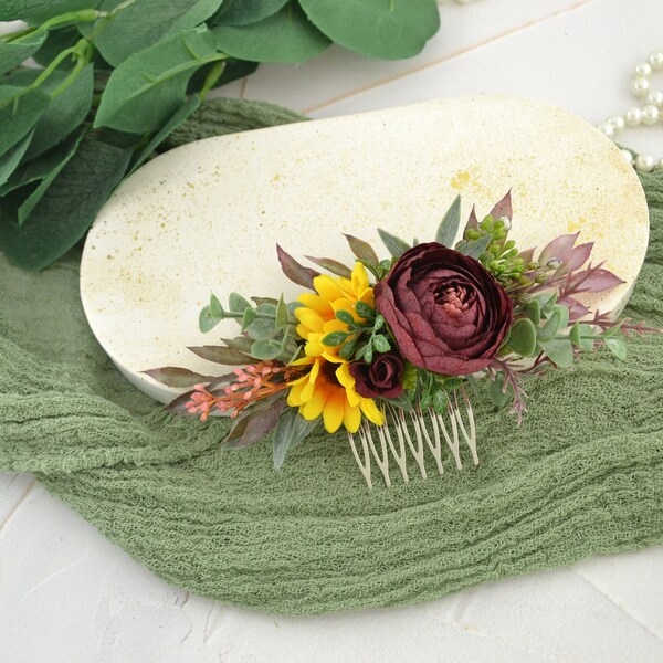 bridesmaid headpiece flower