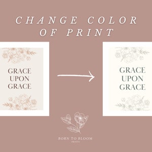 Custom Color Print Change, Personalized Art, Custom Printable Art, Gift for New Mom, Custom Wall Art, Personalized Prints DIGITAL DOWNLOAD