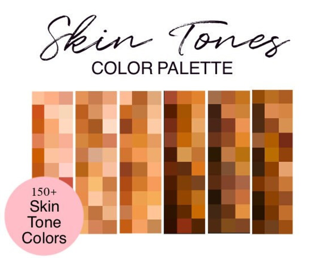 Skin Tones Procreate Color Palette Etsy