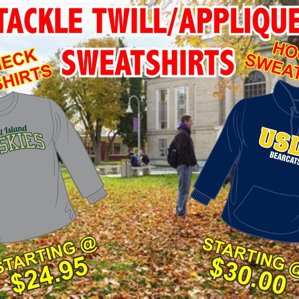 Applique Sweatshirt Etsy