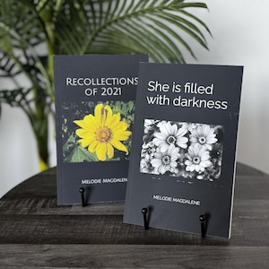 Poetry Collection, Poetry Books, Recollections of 2021, She is filled with darkness, gift for those healing, gift for others, creative poems