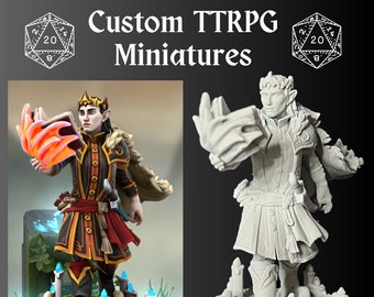 Impresión en miniatura de Pathfinder DND en 6k: Hero Forge, Eldritch Foundry, etc.