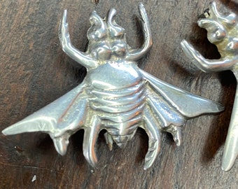 Vintage Mexiko Silber Bug Pin