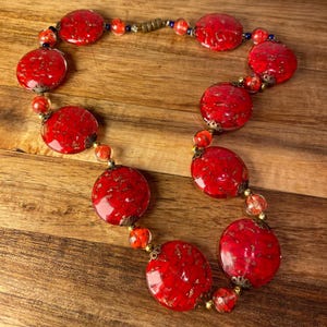 Vintage Murano Glass Bead Necklace