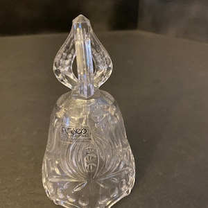 Enesco 24% Lead Crystal Decorative Bell Made in W. Germany