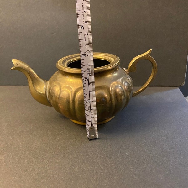Brass Teapot Etsy