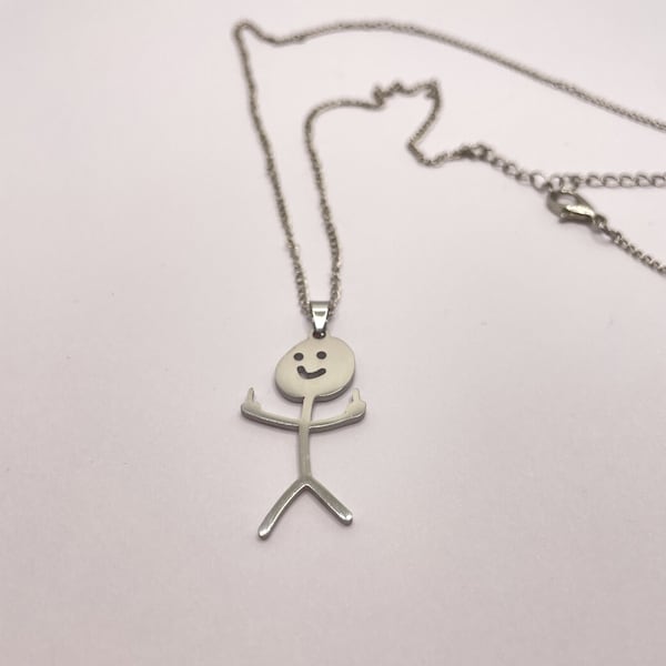 Funny Doodle Necklace Etsy