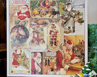 Vintage FX Schmid Christmas Greetings 600 Piece Puzzle - Victorian
