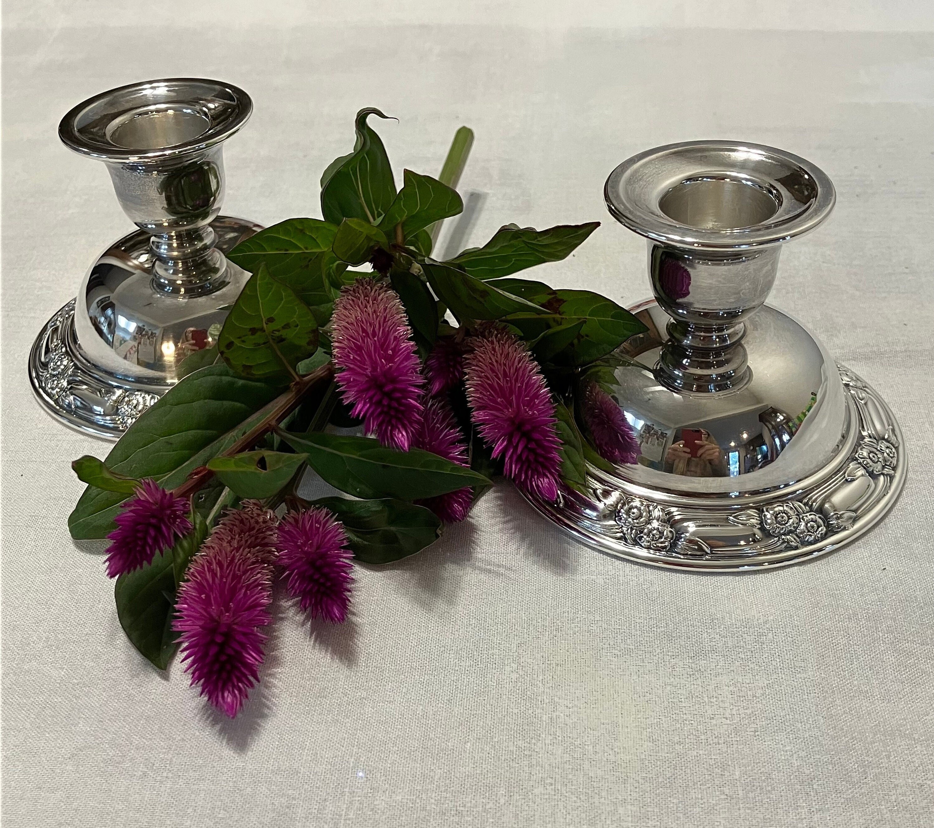 Oneida Candlesticks - Etsy