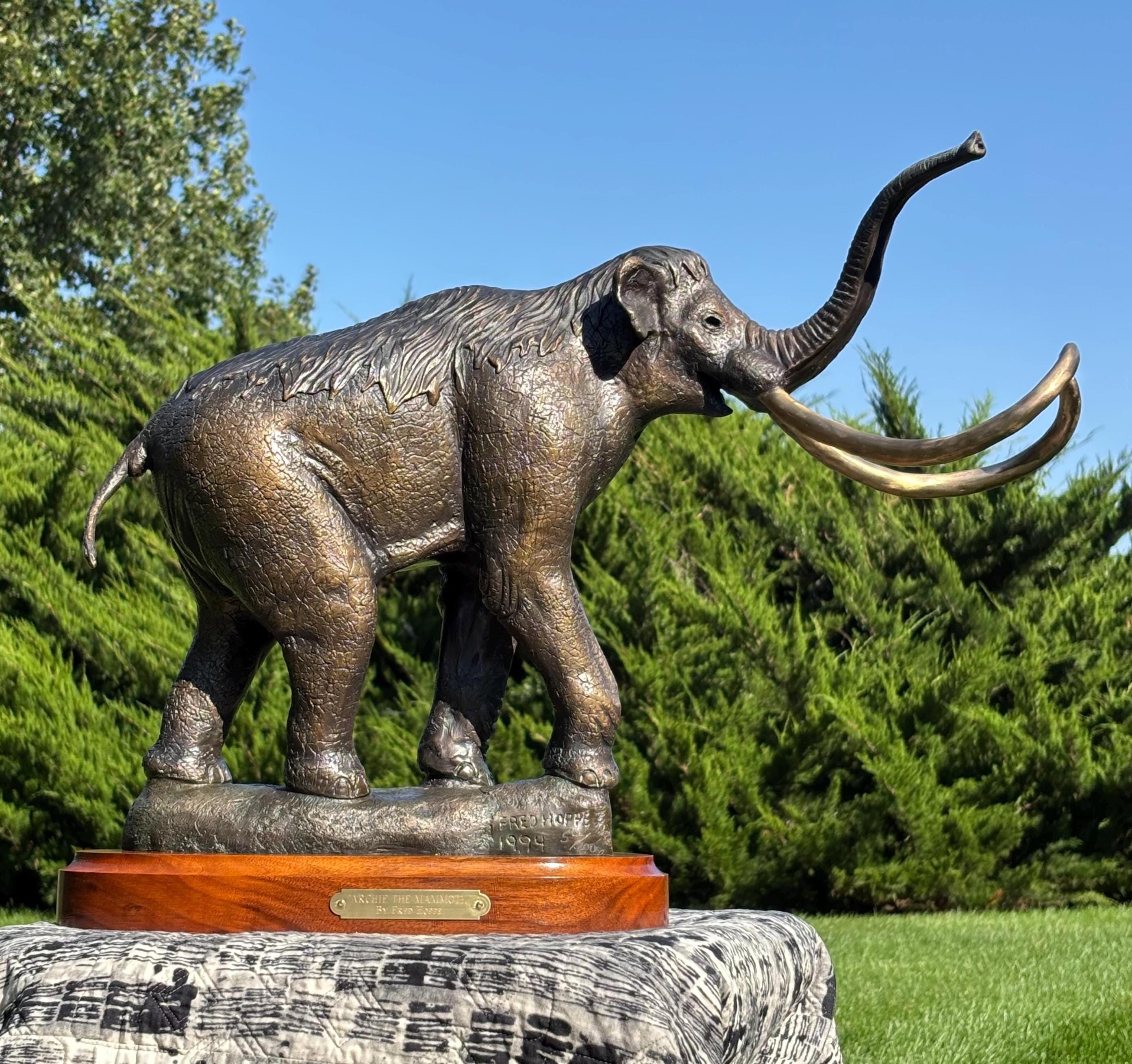 Vintage 1994 Columbian Mammoth Limited Edition Bronze Sculpture