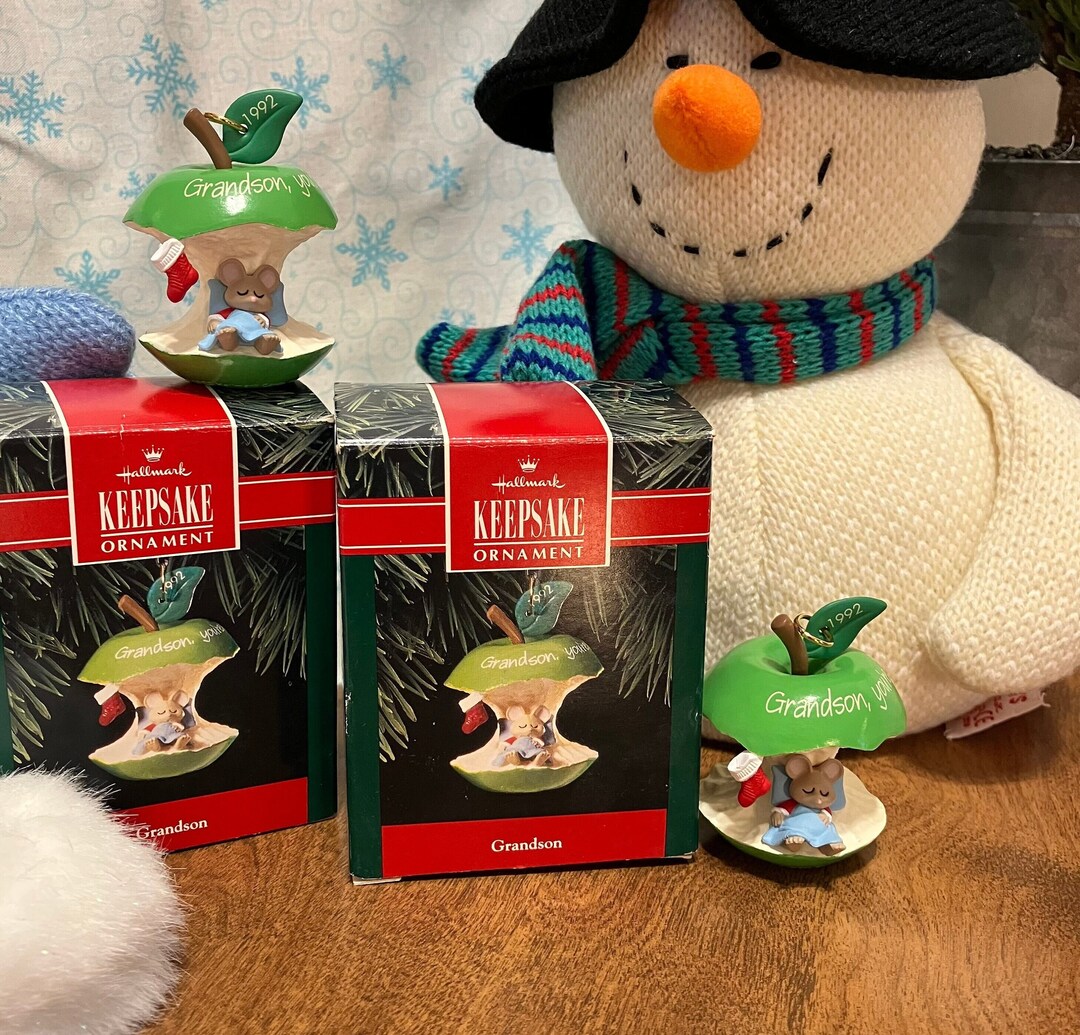 Vintage 1992 Décoration souvenir Petit-fils, vous êtes la