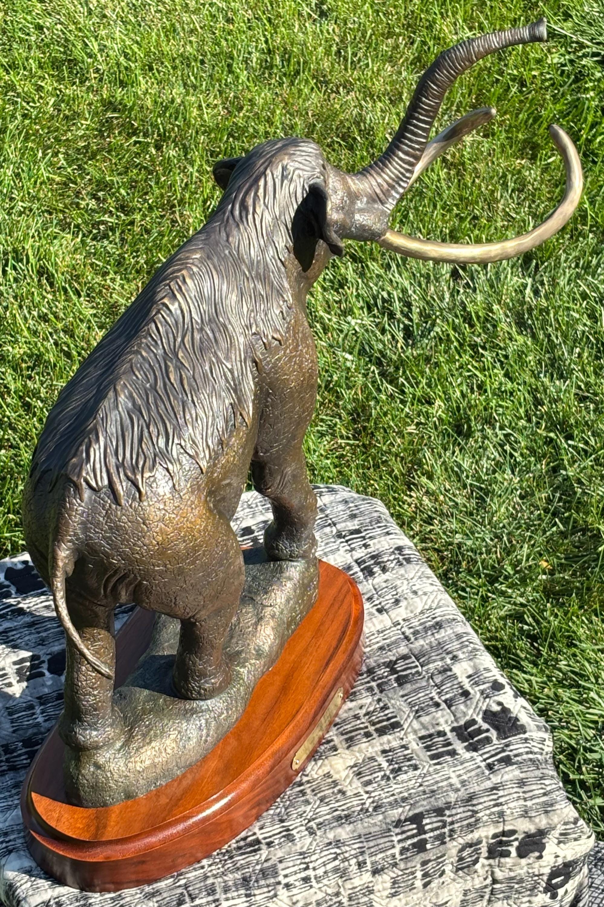 Vintage 1994 Columbian Mammoth Limited Edition Bronze Sculpture