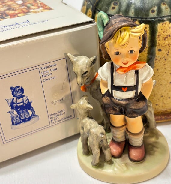 ゲーベル フンメル人形『Little Goat Herder（ヤギ飼いの少年