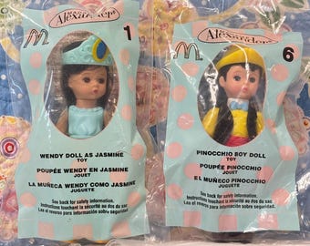 2004 Mcdonald's Madame Alexander Dolls - Disney Characters - Set