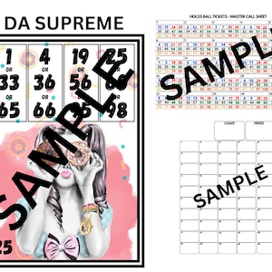 DA Supreme bingo détient - BUNDLE