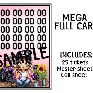 Prises de bingo avec carte MEGA Full