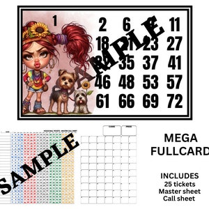 Le bingo à cartes pleines MEGA contient 20 #