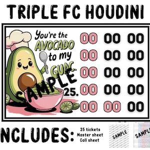 Bingo Houdini avec carte triple pleine