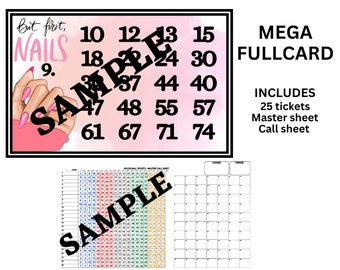MEGA Full card bingo holds