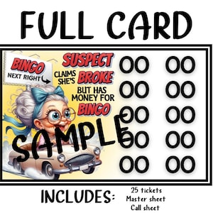 Cartes pleines pour le bingo