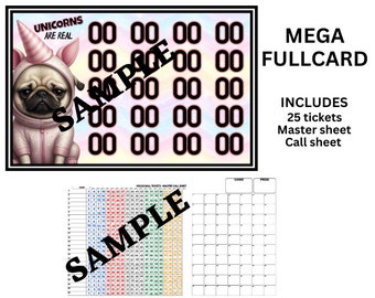 MEGA Full card bingo holds