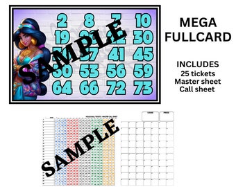 MEGA Full card bingo holds