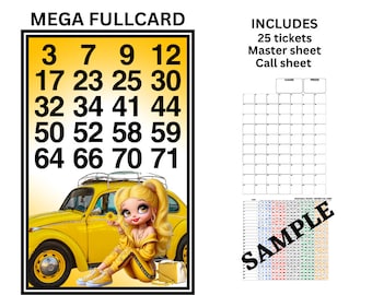 MEGA Full card bingo holds