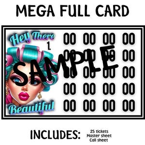 Prises de bingo avec carte MEGA Full