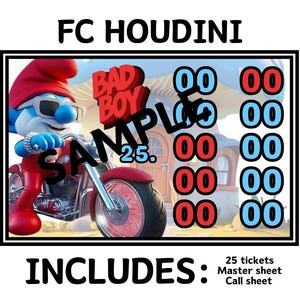 Houdini-bingokaarten voor een volle kaart