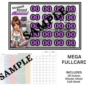 Prises de bingo avec carte MEGA Full