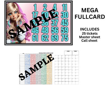 MEGA Full card bingo holds