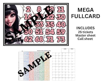 MEGA Full card bingo holds