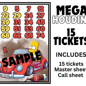 Prises de bingo MEGA HOUDINI