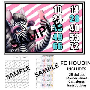 Cartes pleines pour bingo Houdini