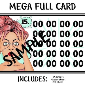 Prises de bingo avec carte MEGA Full