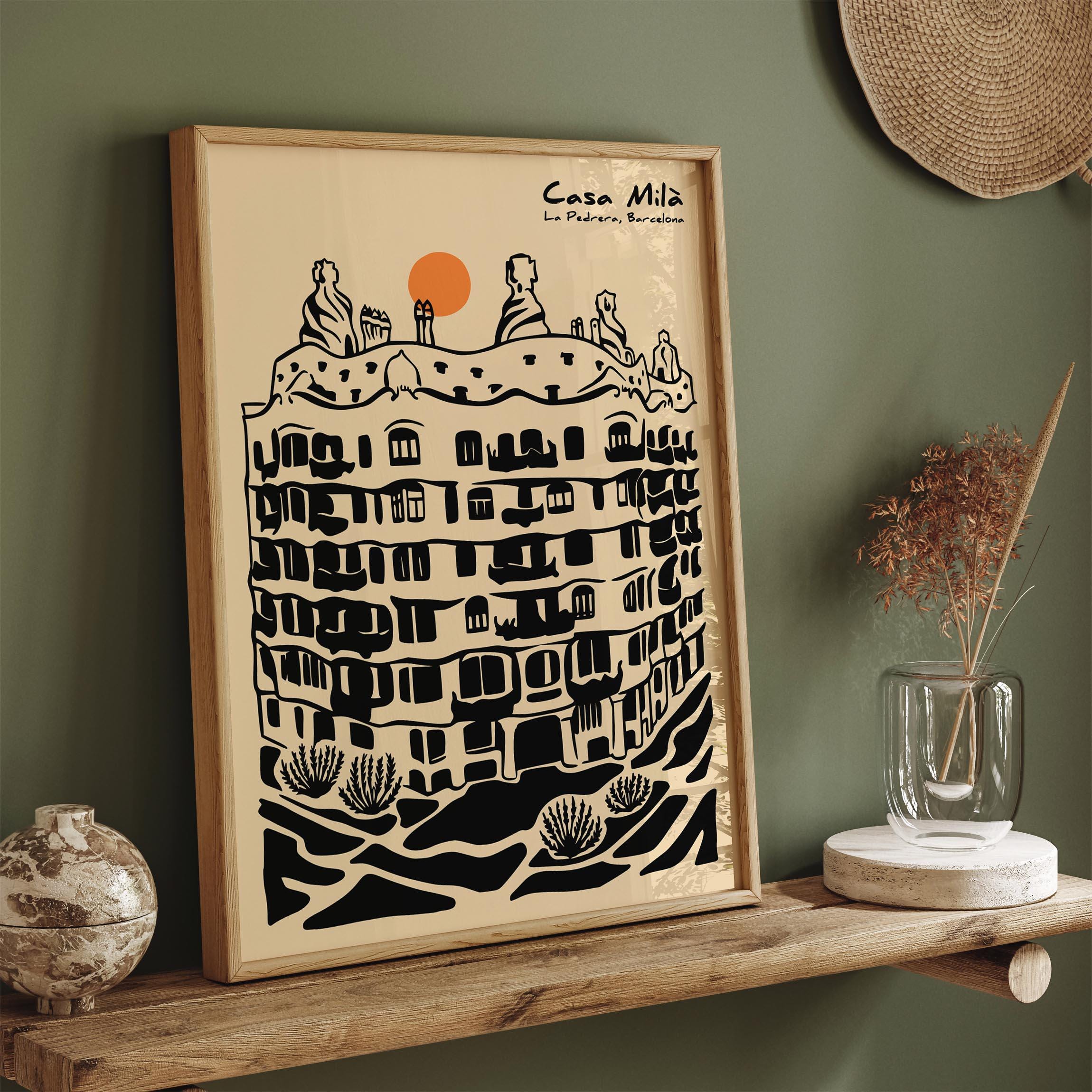 Gaudi poster - Etsy 日本