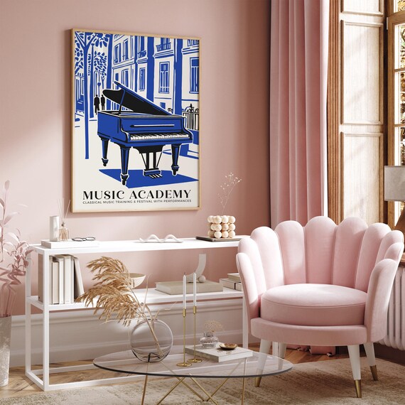 Classical Music Academy Poster, Elegant Grand Piano Art Print, Blue Urban Street Scene Artwork, Music School Wall Art, Gift for Musicians - Etsy Classical Music Academy Poster, Elegant Grand Piano Art Print, Blue Urban Street Scene Artwork, Music School Wall Art, Gift for Musicians - Etsy