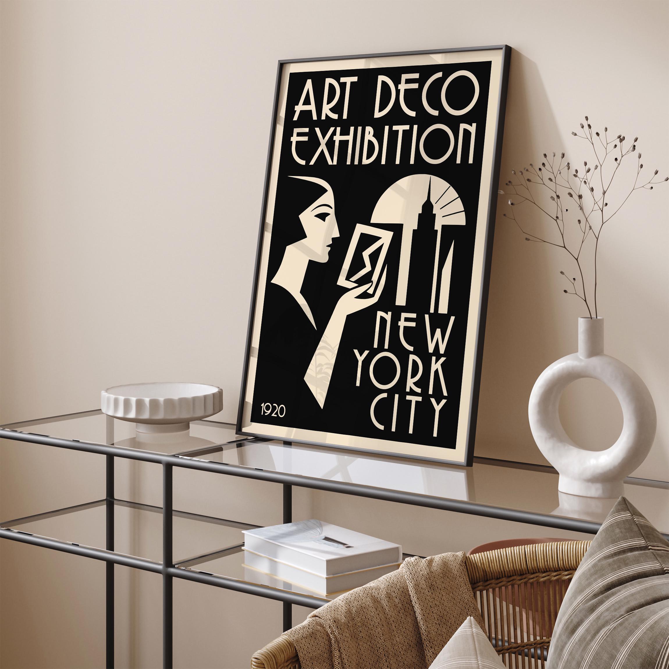 Art Deco Exhibition Print: Glamorous 1920s NYC Wall Art - Etsy