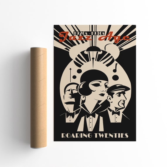 1920年代～1930年代のジャズ時代、狂騒の20年代のアールデコ