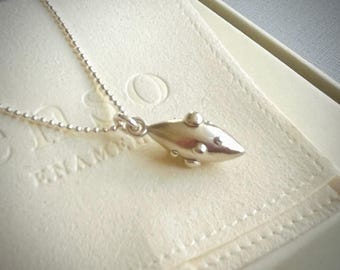 Sterling "Bubbles" Pendant Necklace