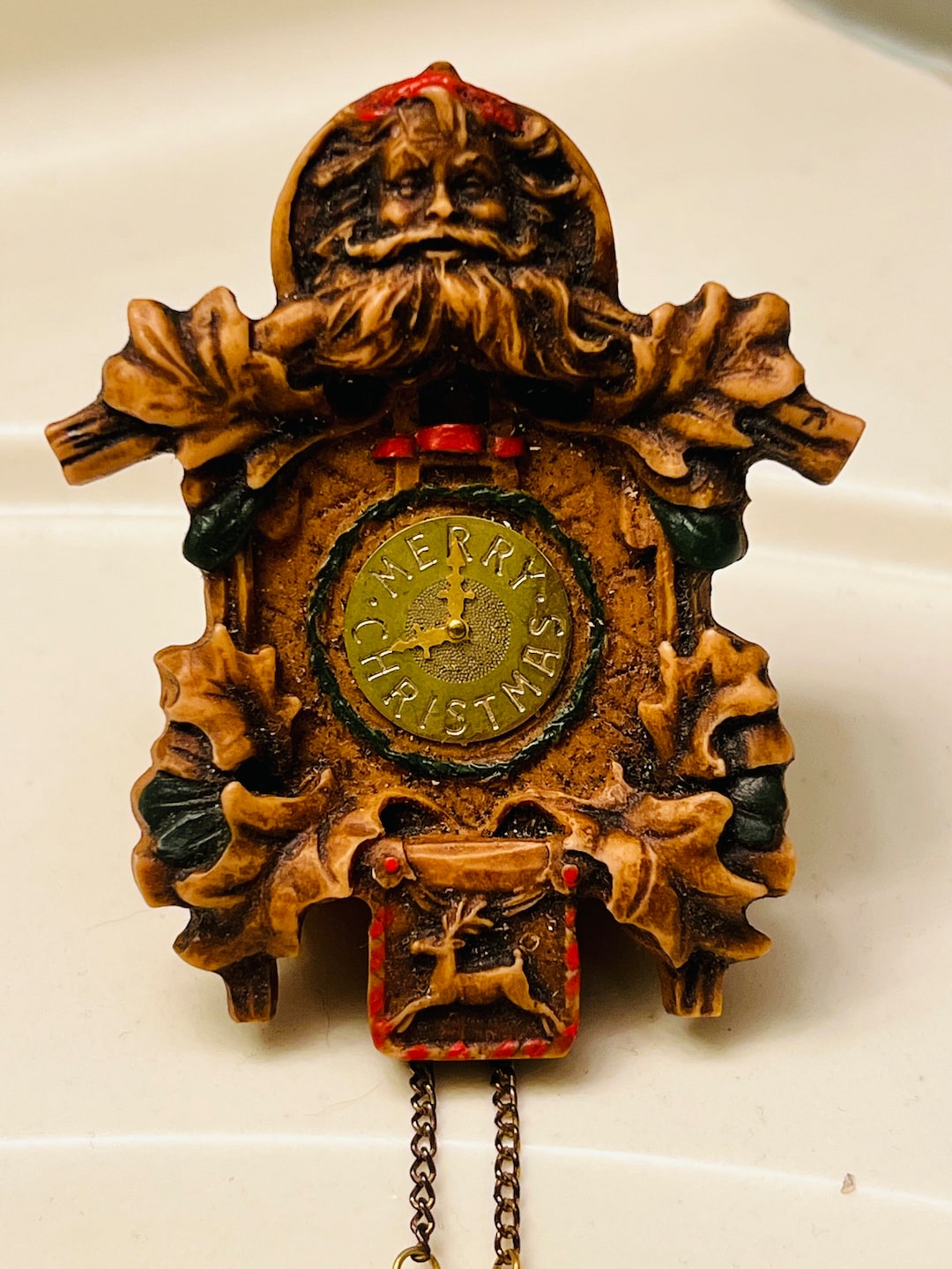 Vintage 1984 Hallmark Cuckoo Clock Christmas Ornament Etsy