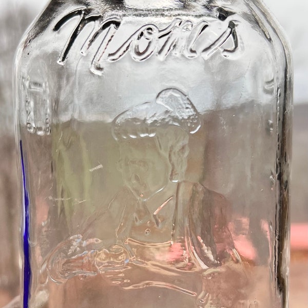 Vintage Mom’s Mason Jar quart with old zinc lid
