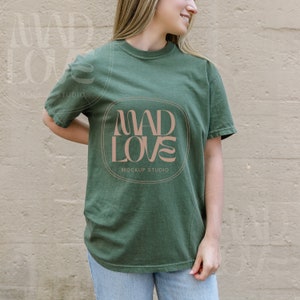 Comfort Colors Mockup | C1717 Mockup | Comfort Colors Tshirt Mockup | Comfort Colors C1717 Hemp Mockup | Comfort Colors