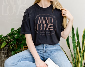 Comfort Colors Mockup | C1717 Mockup | Comfort Colors Tshirt Mockup | Comfort Colors C1717 Black Mockup | Comfort Colors C1717 Black