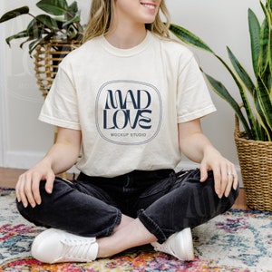 Comfort Colors Mockup | C1717 Mockup | Comfort Colors Tshirt Mockup | Comfort Colors C1717 Ivory Mockup | Comfort Colors