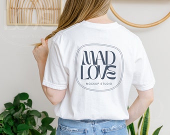 Comfort Colors Mockup | C1717 Mockup | Comfort Colors Tshirt Mockup | Comfort Colors C1717 White Mockup | Comfort Colors