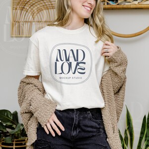 Comfort Colors Mockup | C1717 Mockup | Comfort Colors Tshirt Mockup | Comfort Colors C1717 Ivory Mockup | Comfort Colors